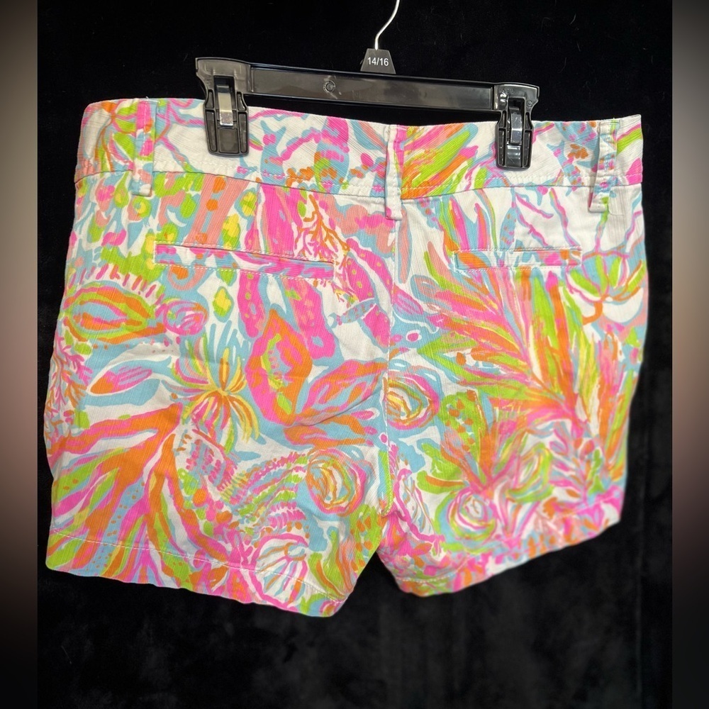 🩷💚Lilly Pulitzer | Callahan Scuba To Cuba Shorts  SZ 8- EUC🩷💚 - Picture 6 of 13